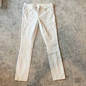 Anthro PILCRO White Skinny Jeans